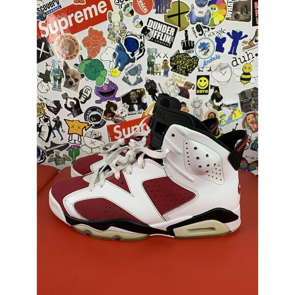 Size 9.5 - Jordan 6 Retro OG Mid Carmine 100% Authentic No Box main image 5